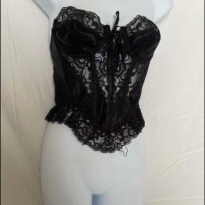 VTG Gold Crown label Victoria Secret Bustier/Corse